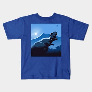 T-Rex moonlight Kids T-Shirt